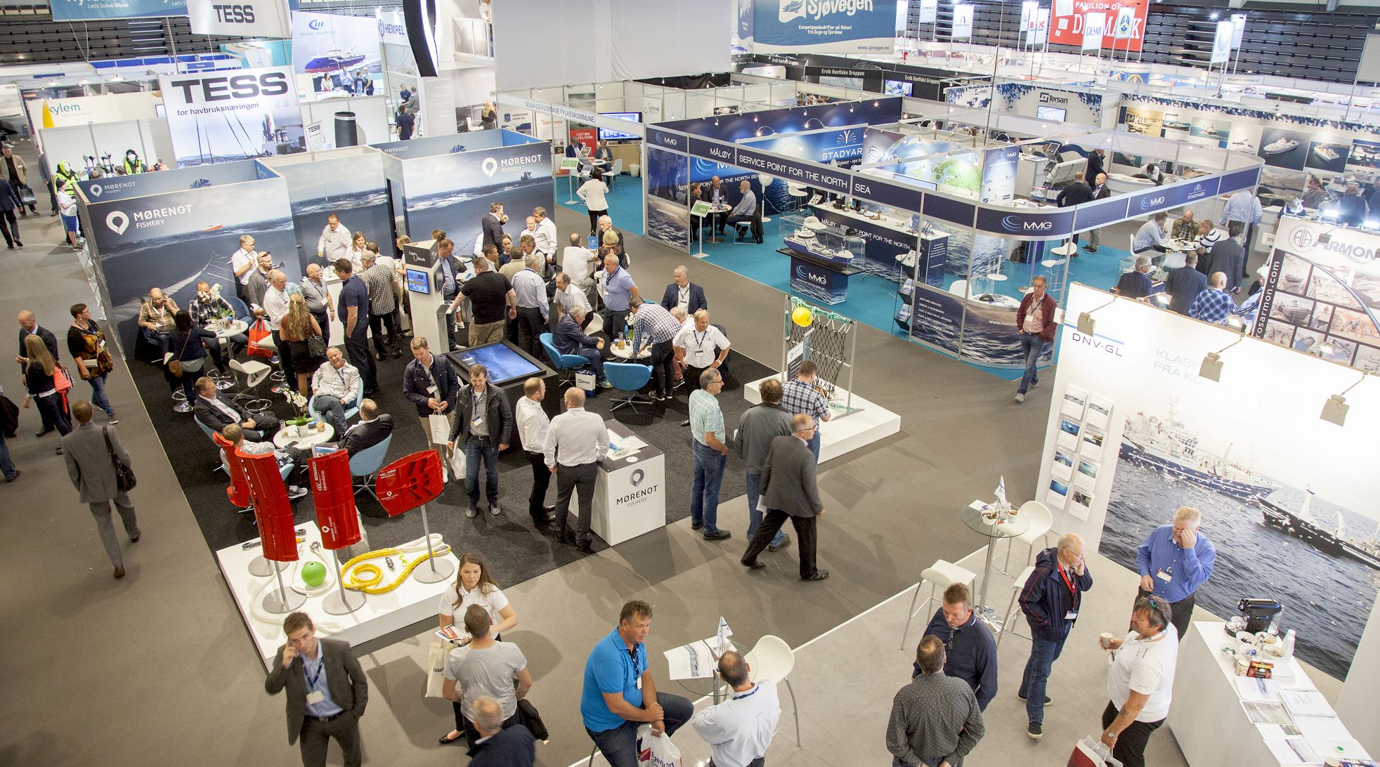 Aqua Nor, held every two years in Trondheim, attracts the global aquaculture industry