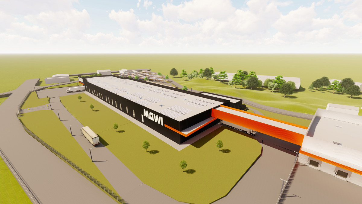 Drawing of the new Mowi plant in Brittany (Picture: Mowi)