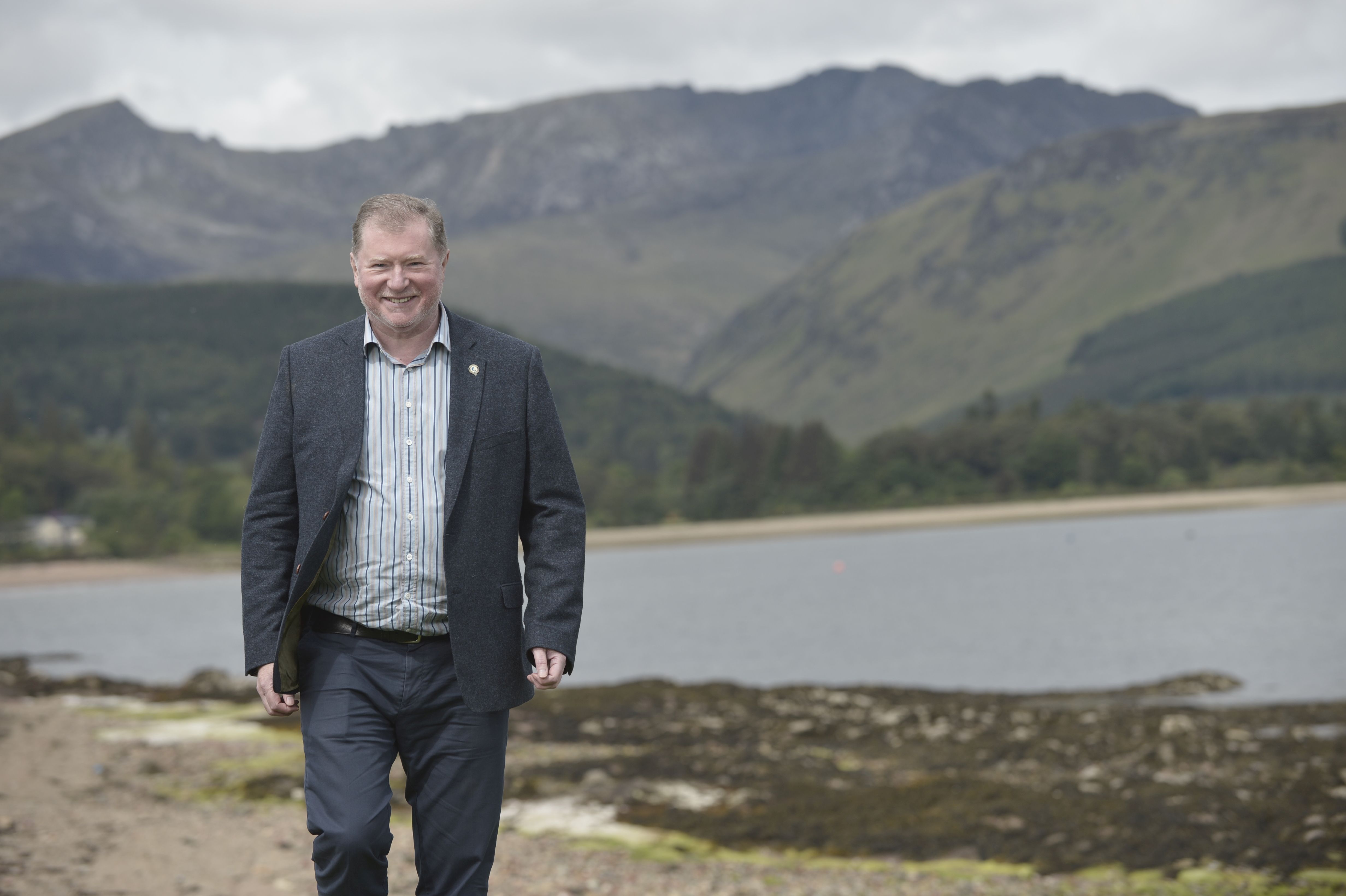 Craig Anderson, outgoing CEO of the  Scottish Salmon Company (photo: Angus Blackburn)