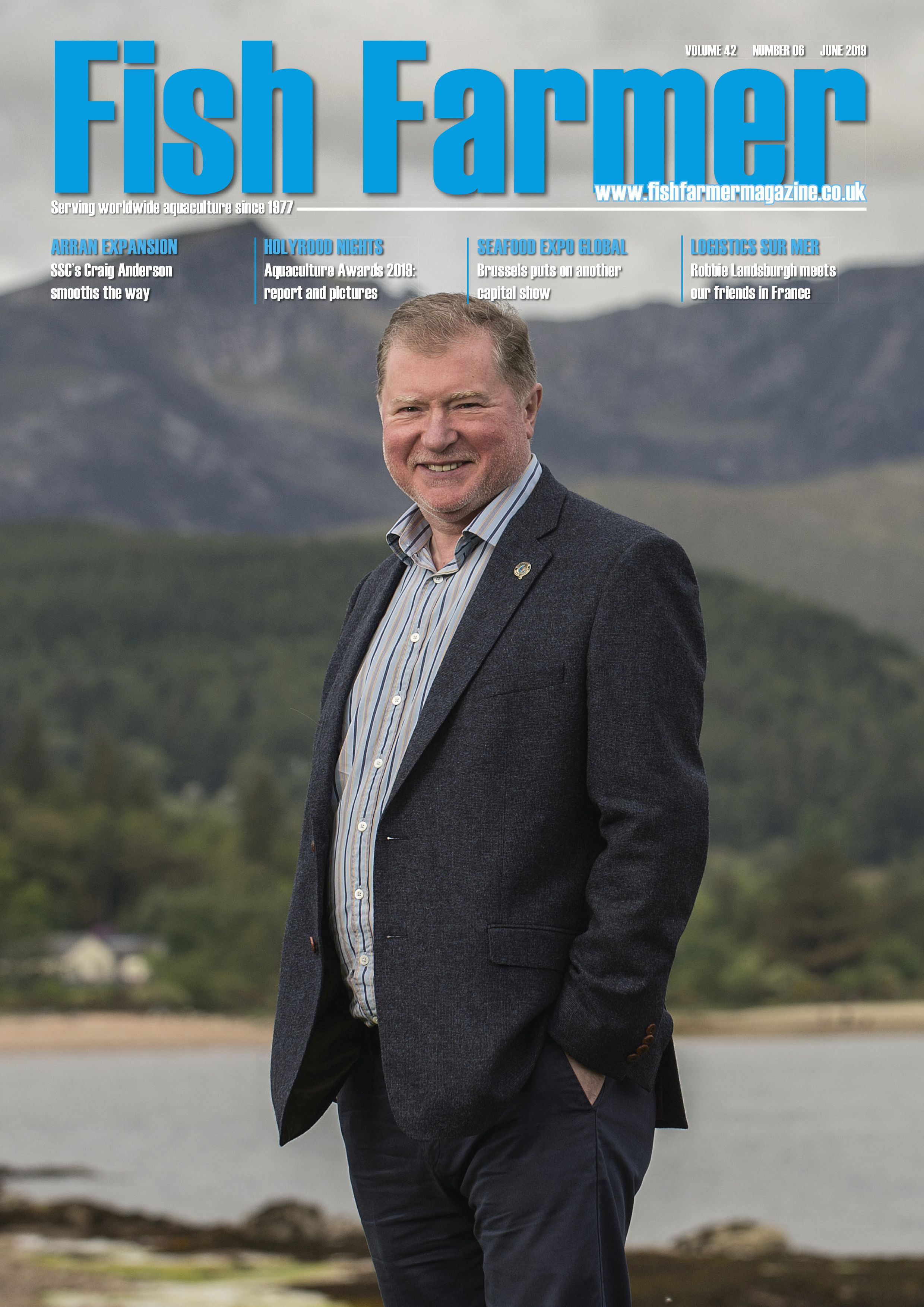 Craig Anderson, CEO of the Scottish Salmon Company (photo: Angus Blackburn)