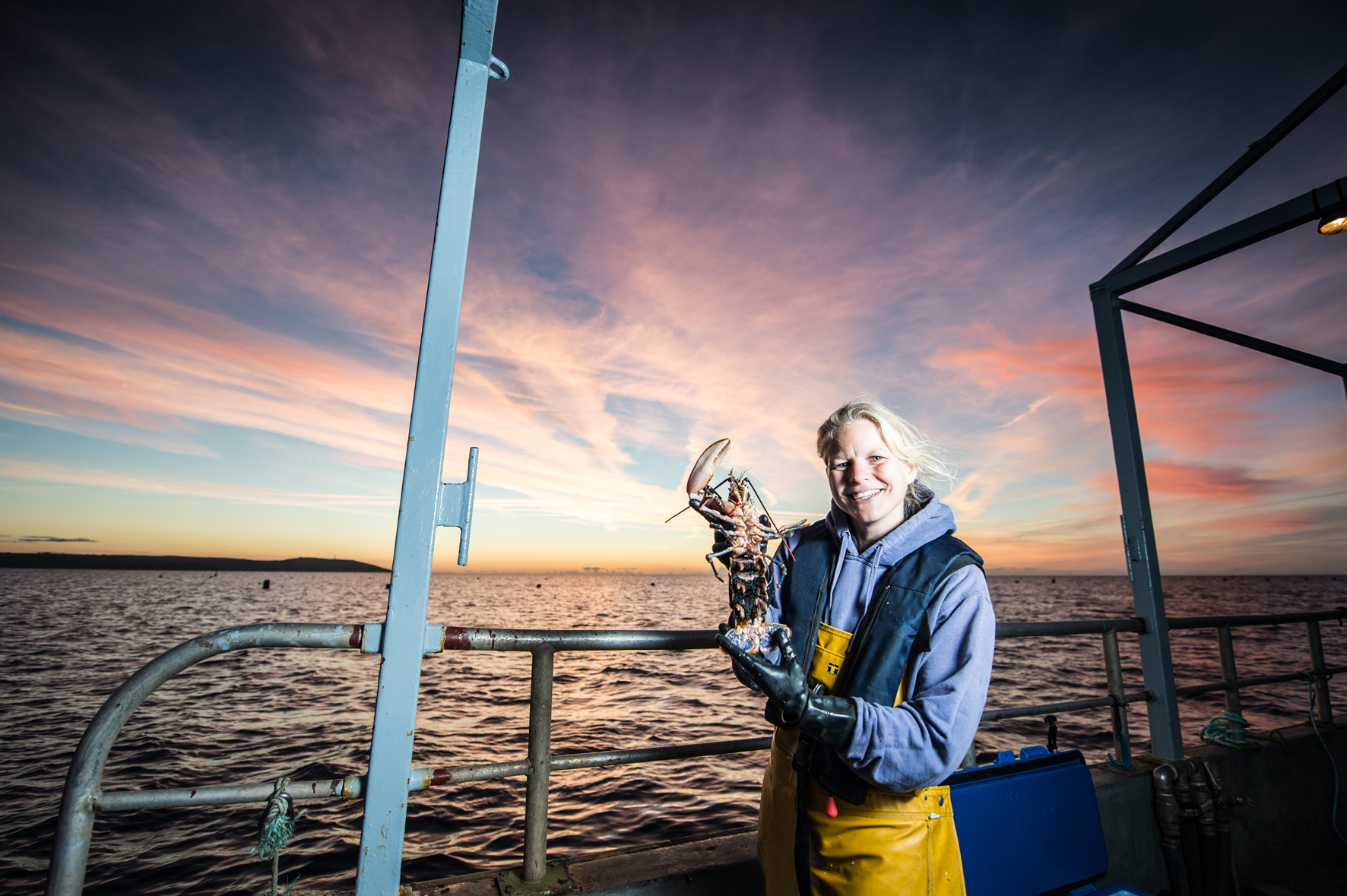 Dr Carly Daniels of the National Lobster Hatchery