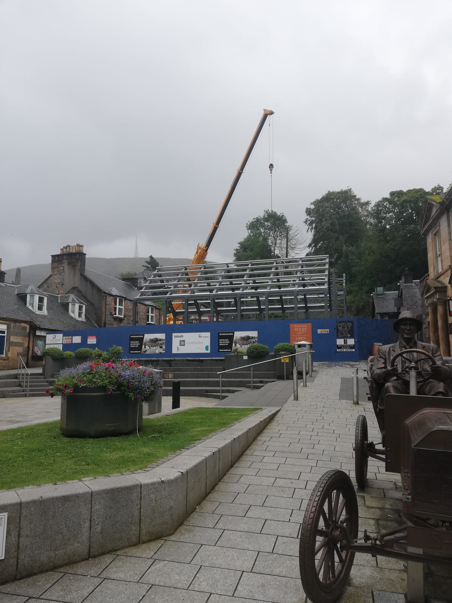 Construction of the new Fort William cinema is on schedule, with the grand opening planned for May next year
