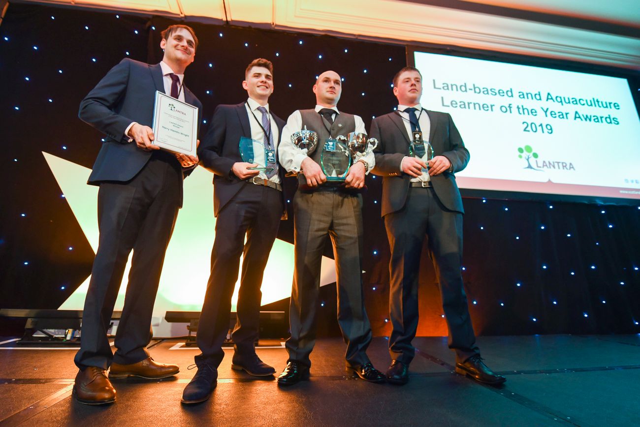 Last year's aquaculture winners at the Lantra awards