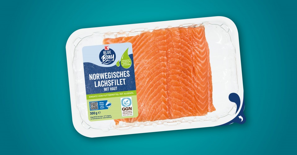 Veramaris fed salmon fillets will be sold under the German Kaufland brand 