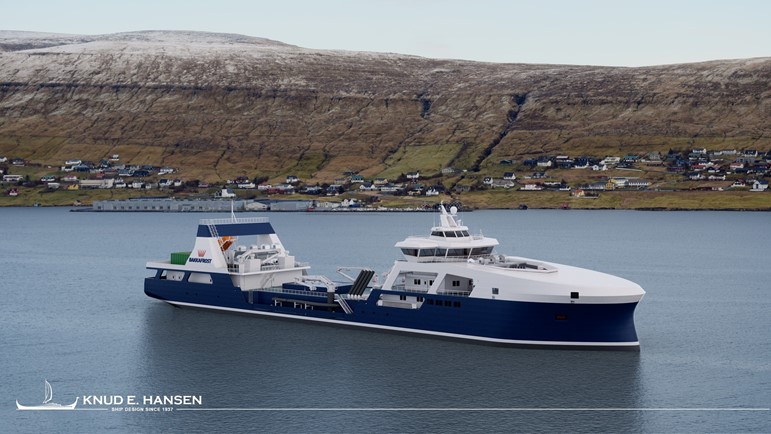 The design for the new boat. Photo: Knud E Hansen