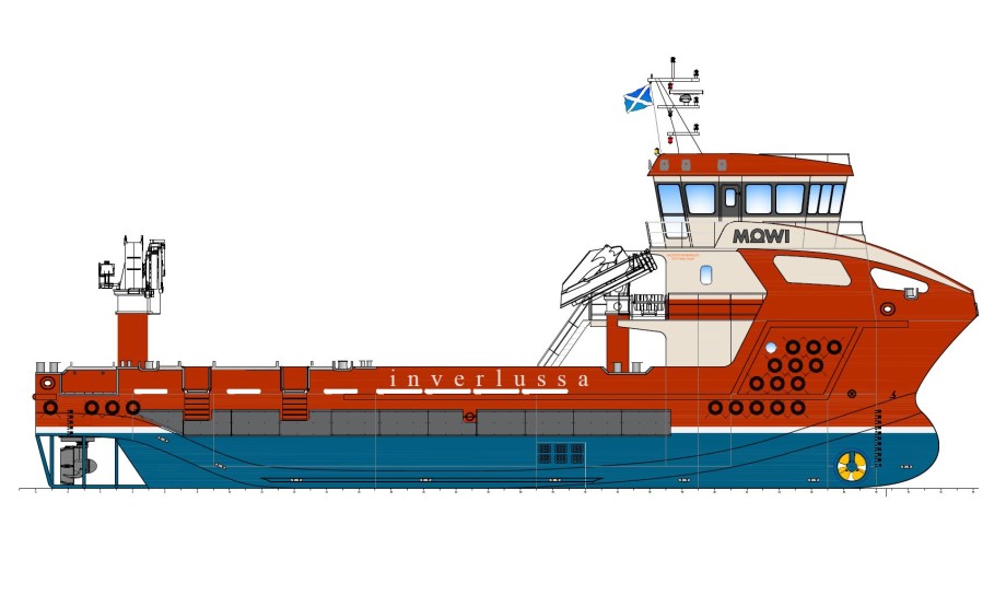 An artist's impression of the new workboat