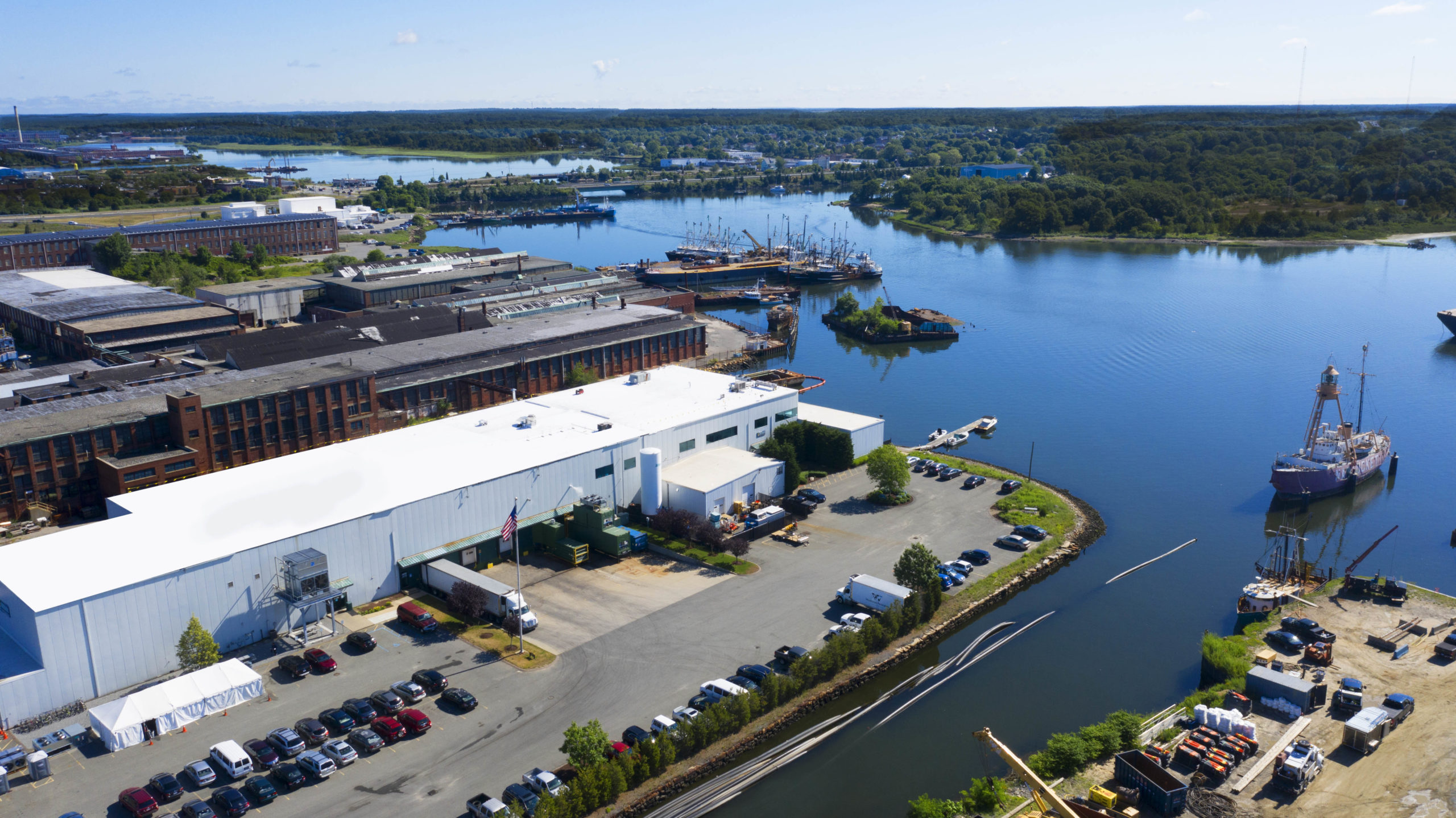 East Coast Seafood Group's facility in  New Bedford, Massachusetts