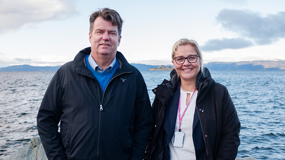 Aquanor organisers Kristian Digre and Kari Steinsbø