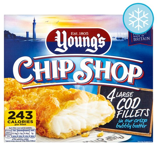 Young's Chip Shop packaging 2020