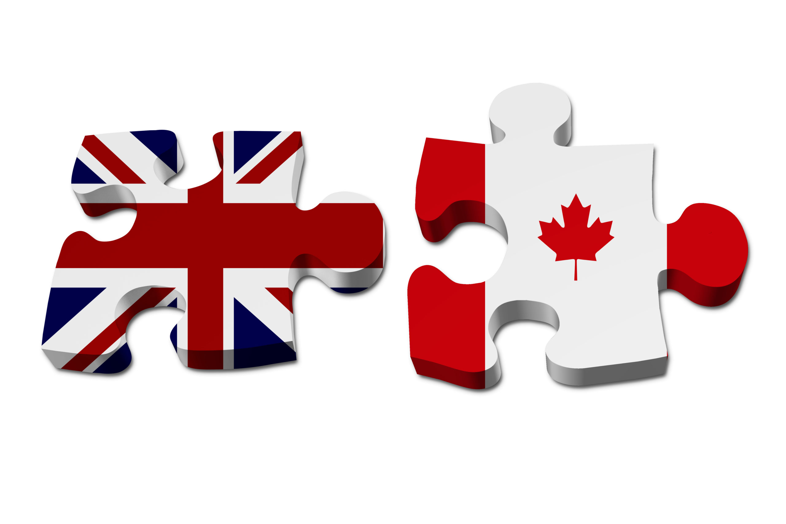 UK-Canada puzzle pieces