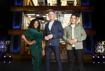 From Studio Ramsay

Next Level Chef on ITV1 and ITVX

Pictured: Nyesha Arrington, Gordon Ramsay and Paul Ainsworth.

This photograph is (C) Studio Ramsay/ITV Plc and can only be reproduced for editorial purposes directly in connection with the programme or event mentioned above, or ITV plc. This photograph must not be manipulated [excluding basic cropping] in a manner which alters the visual appearance of the person photographed deemed detrimental or inappropriate by ITV plc Picture Desk.  This photograph must not be syndicated to any other company, publication or website, or permanently archived, without the express written permission of ITV Picture Desk. Full Terms and conditions are available on the website www.itv.com/presscentre/itvpictures/terms

For further information please contact:
james.hilder@itv.com