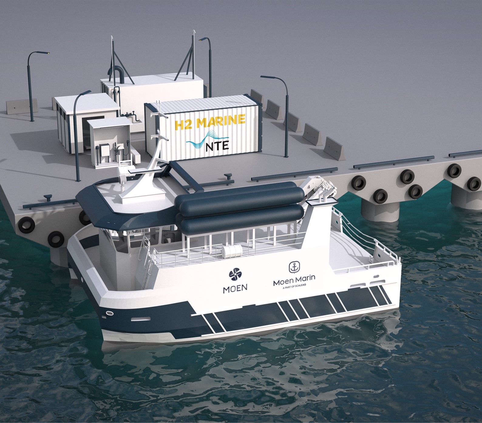  Moen Marin's hydrogen-powered workboat