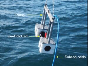 Deployment of weeHoloCam in the North Sea in June 2021