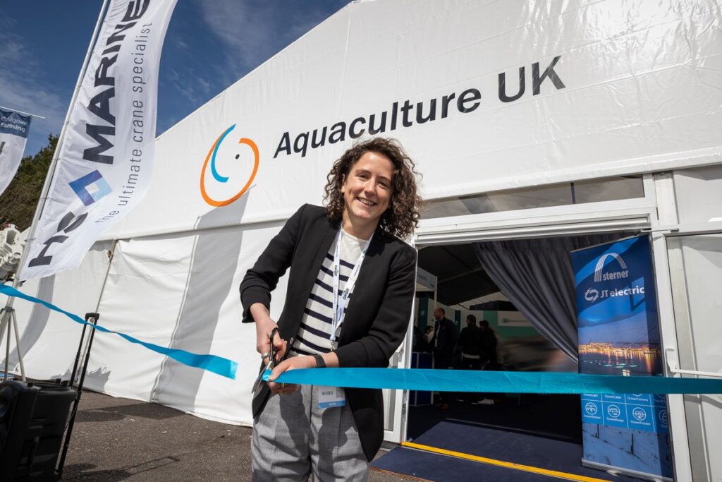 Mairi Gougeon MSP at Aquaculture UK 2022